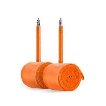 2 chambres à air pour vélo de montagne de 26 pouces, ultralégères, compatibles avec les valves Presta, pour pneus TPU de 45 mm. (Référence : WHBYV)