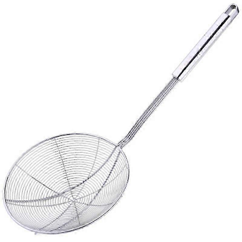 Deep-Basket Stainless Steel Strainer Spoon