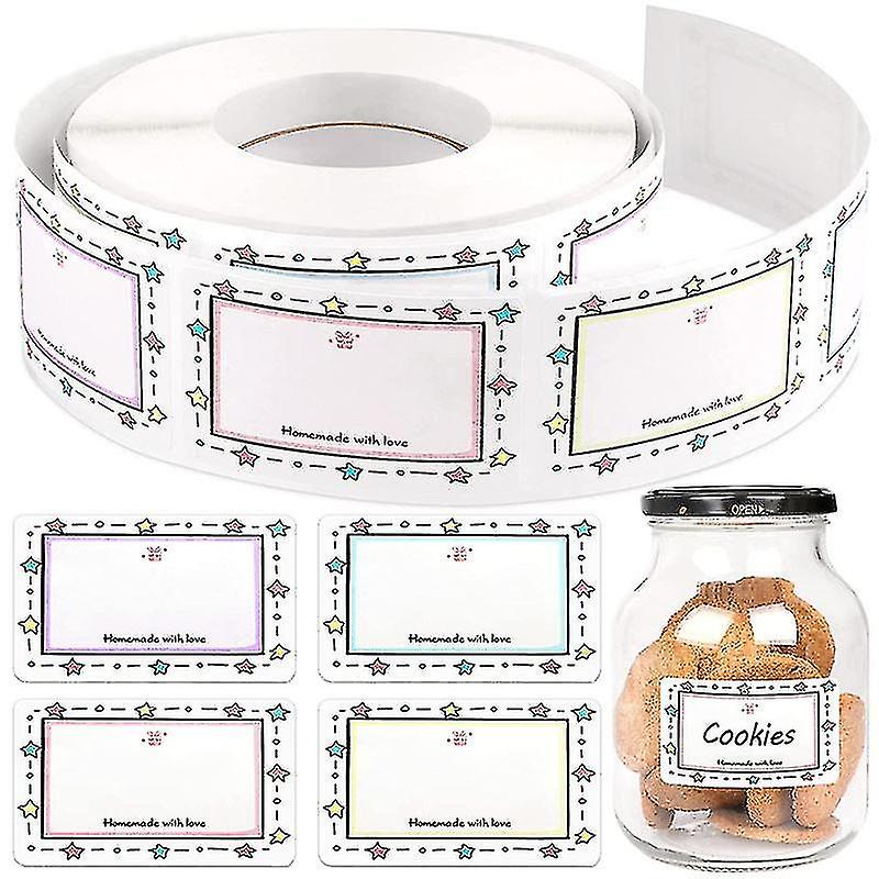250 Pieces/roll Food Labels Jam Jar Labels 5x3cm Container Labels *chyi