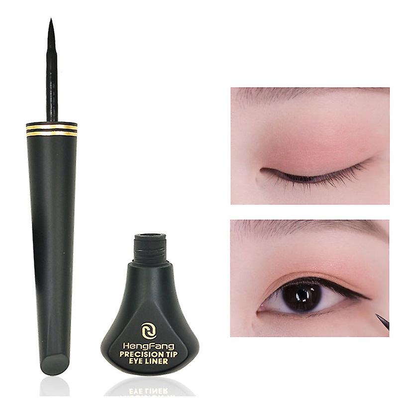 Black Color Rendering Liquid Eyeliner Tiny Brush Head Easy To Color Not Easy To Smudge Cheap Makeup