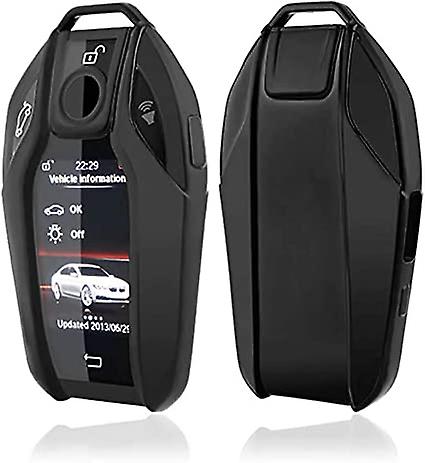 ontto Soft TPU Remote Key Case Cover Shell for BMW 7 Series 740i 750Li 750D 760Li 5 Series 528Li 530Li 540Li G01 G11 G12 G30 G31 X3 BMW i8 with Key Fo