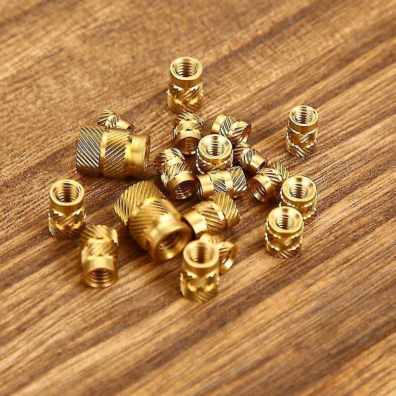 M3X4.6X5.0 Brass Melt Insert Nuts Heating Molding Copper Thread