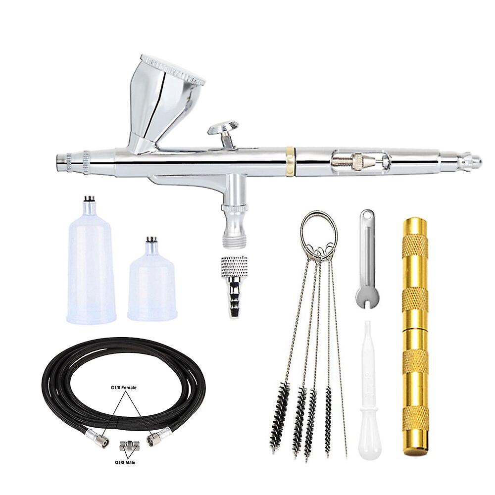 Cheap 20cc 40cc Mini Dual Action Spray Airbrush Pump Pen For Paint Makeup Nail Art Tattoo Cake Toy Model