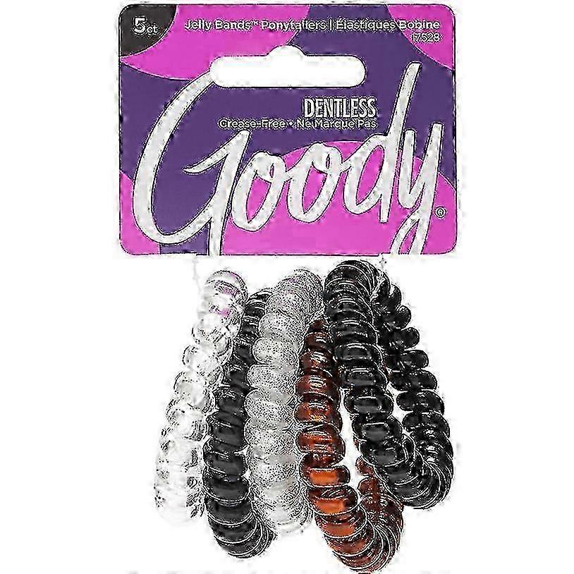 Goody Jelly Bands 马尾辫无齿,5个