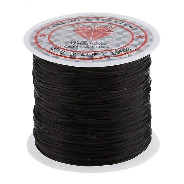 6x60M Salon Crystal Elastic String for Hair Thread Making Weaving Wig Black