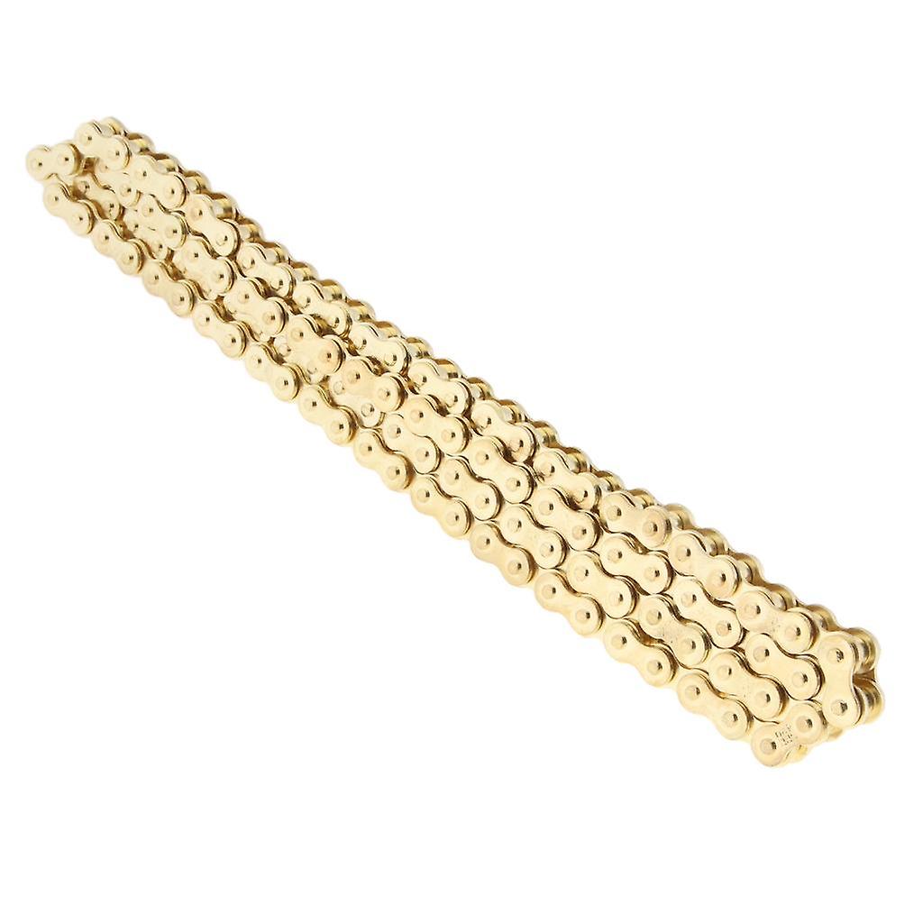 SDGタオタオクールスターDHZピスターピットバイクATV用420ゴールドチェーン102リンク