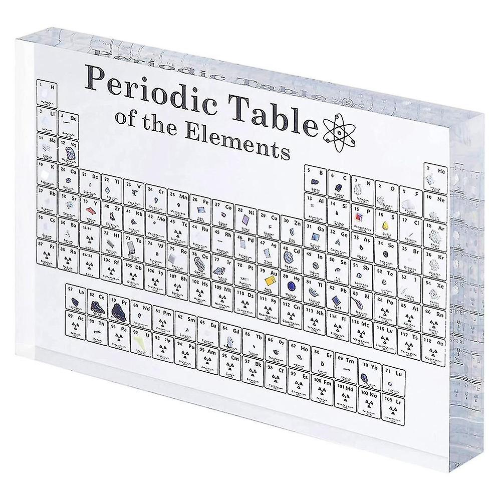 Periodic Table With Real Inside, Real Periodic Table, Tabla Periodica Con Elementos Reales