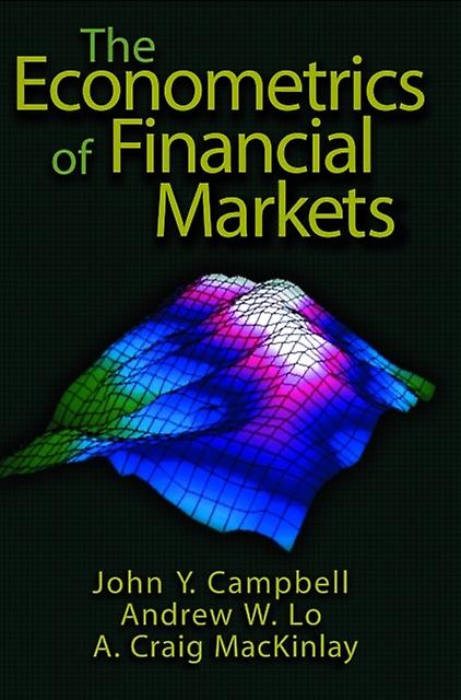The Econometrics Of Financial Markets by A. Craig MacKinlay Hardback Book