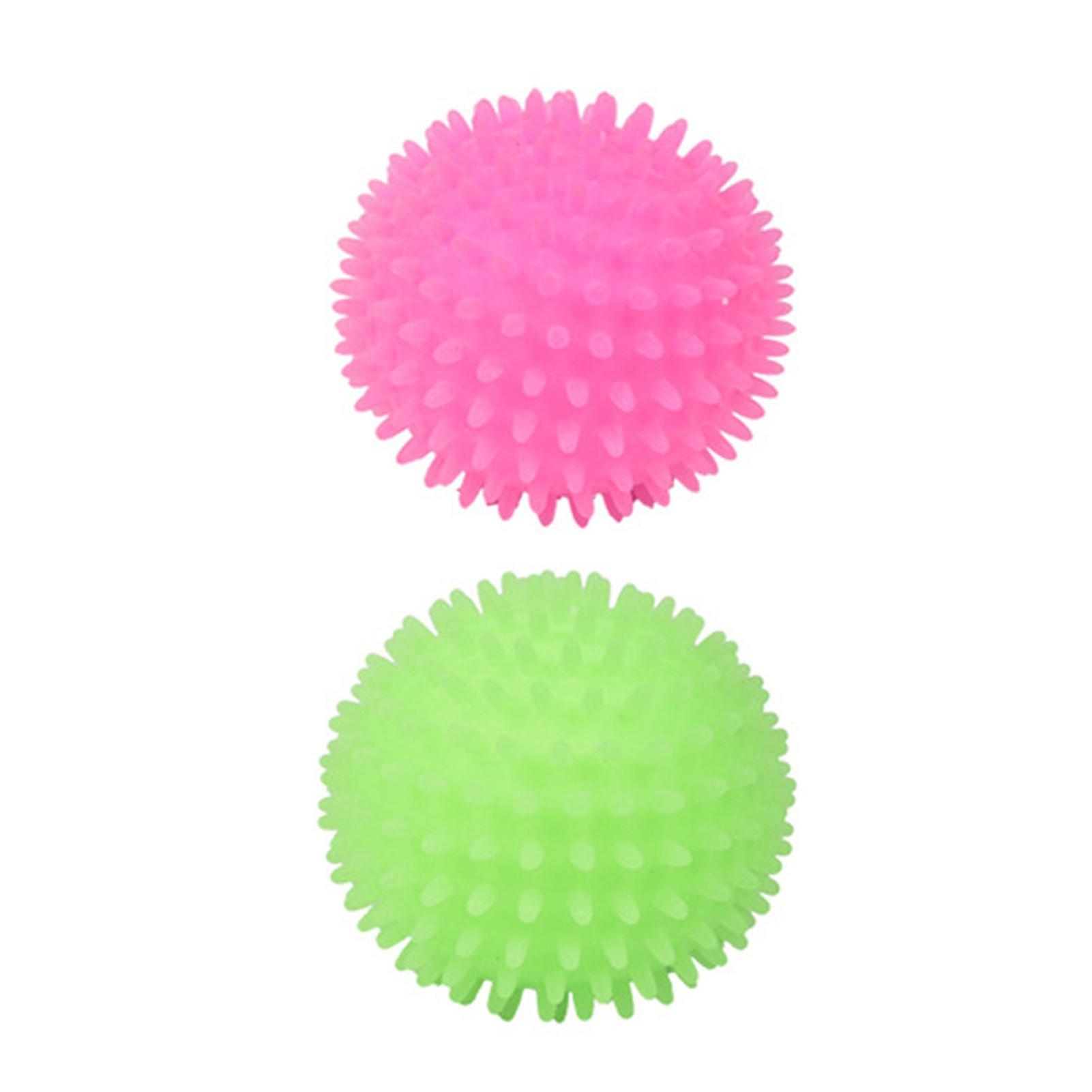 Stress Ball Bouncy Multi-functional Luminous Led Flashing Spiky Balls For Home