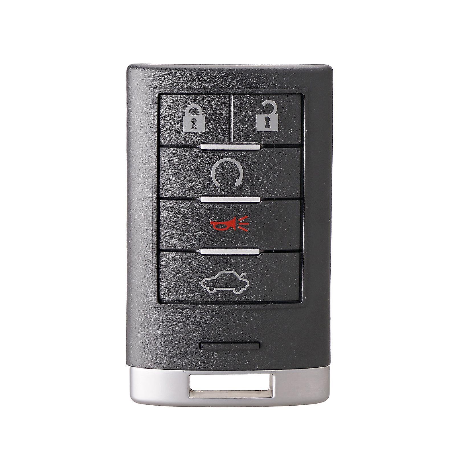 J04 Car Key Lightweight High Sensitivity Abs 5 Buttons Key Fob Clicker M3n5wy7777a For Cadillac Cts 2008-2013