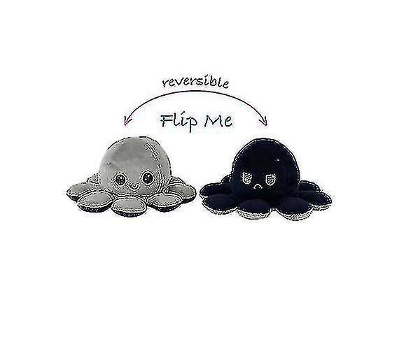 Reversible Octopus Plushie Double-sided Flip Doll Show Mood Toy-r