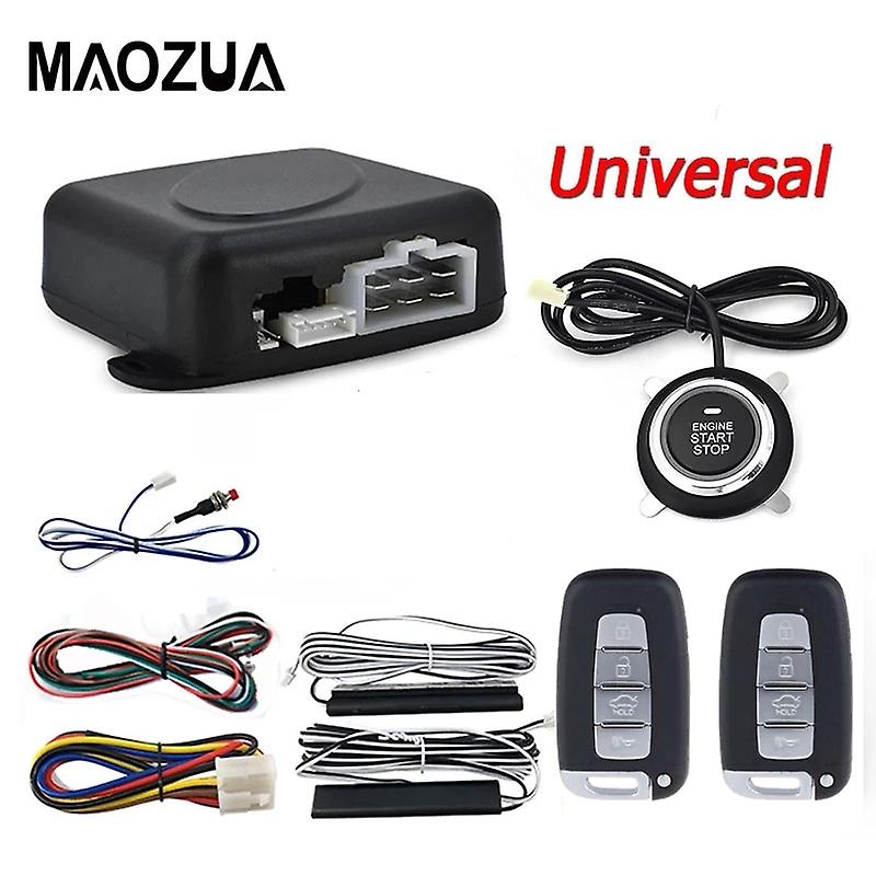 Universal One Start-knapp System Remote Start Stop Keyless Entry System Engine Start Alarm System
