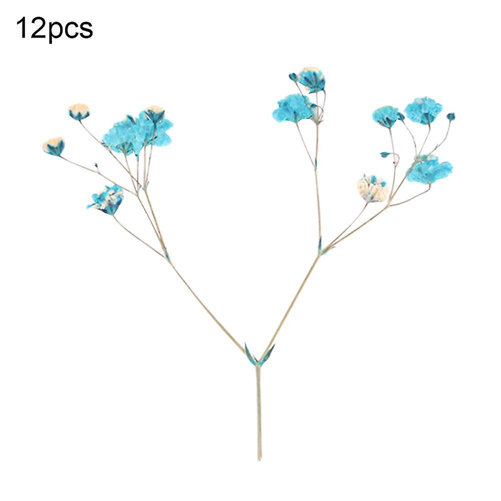 ZHOUBA 12Pcs Dried Flower Branch Specimen Epoxy Resin Card Bookmark DIY Accessories