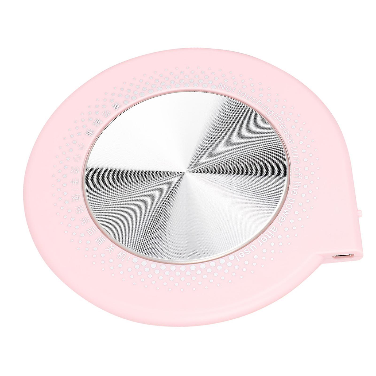 55℃ Multifunctional USB Cup Mug Insulation Mat Desktop Insulation Pad Coaster (Pink)