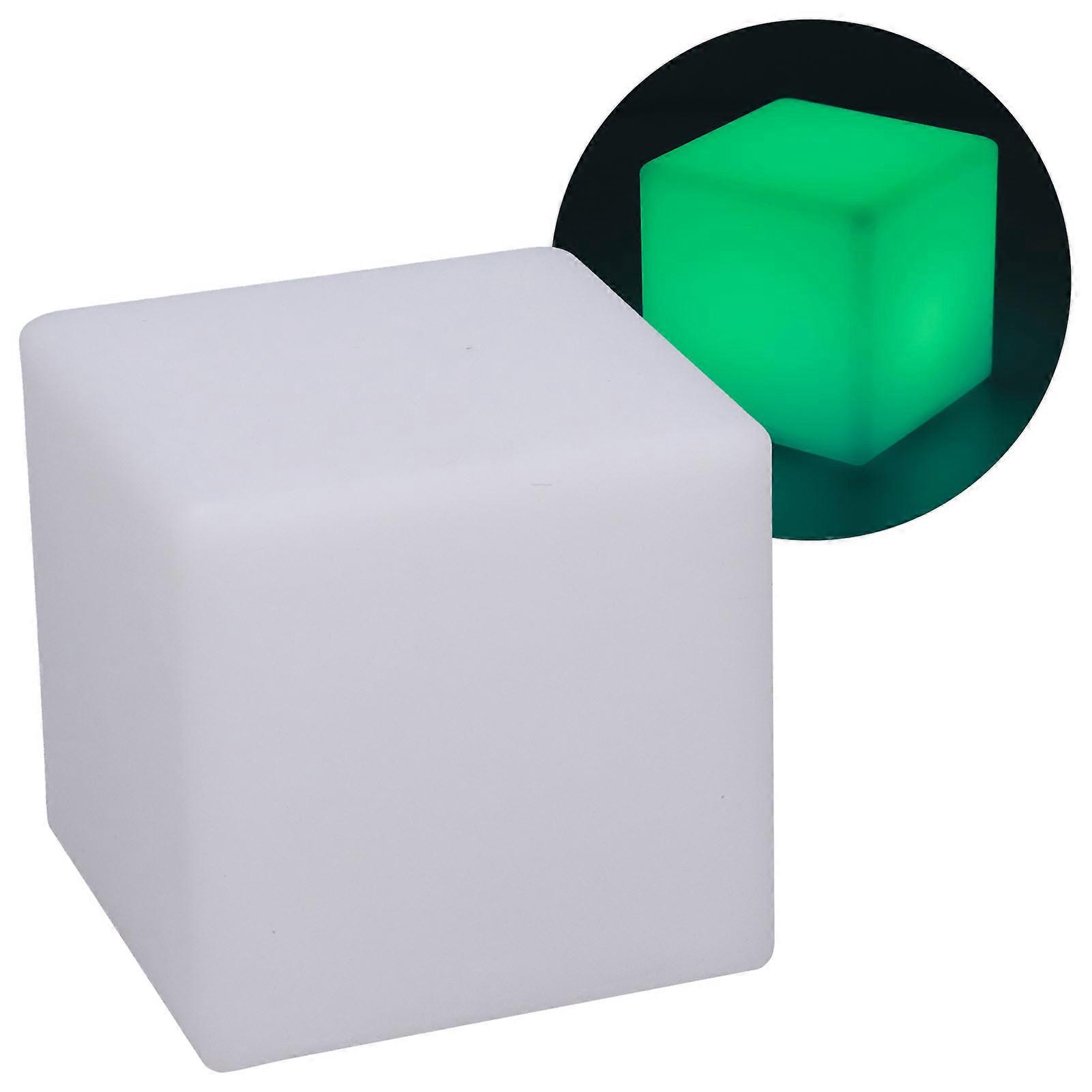 LED Cube Lamp Remote Control RGBW Adjustable 16‑Color 4‑Mode Durable Night Light for Indoor Home Bar KTV