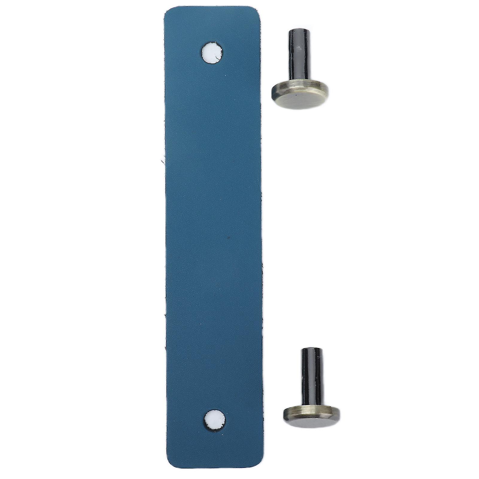 PU leather drawer handle anti-collision wear-resistant European modern exquisite simple cabinet handle blue