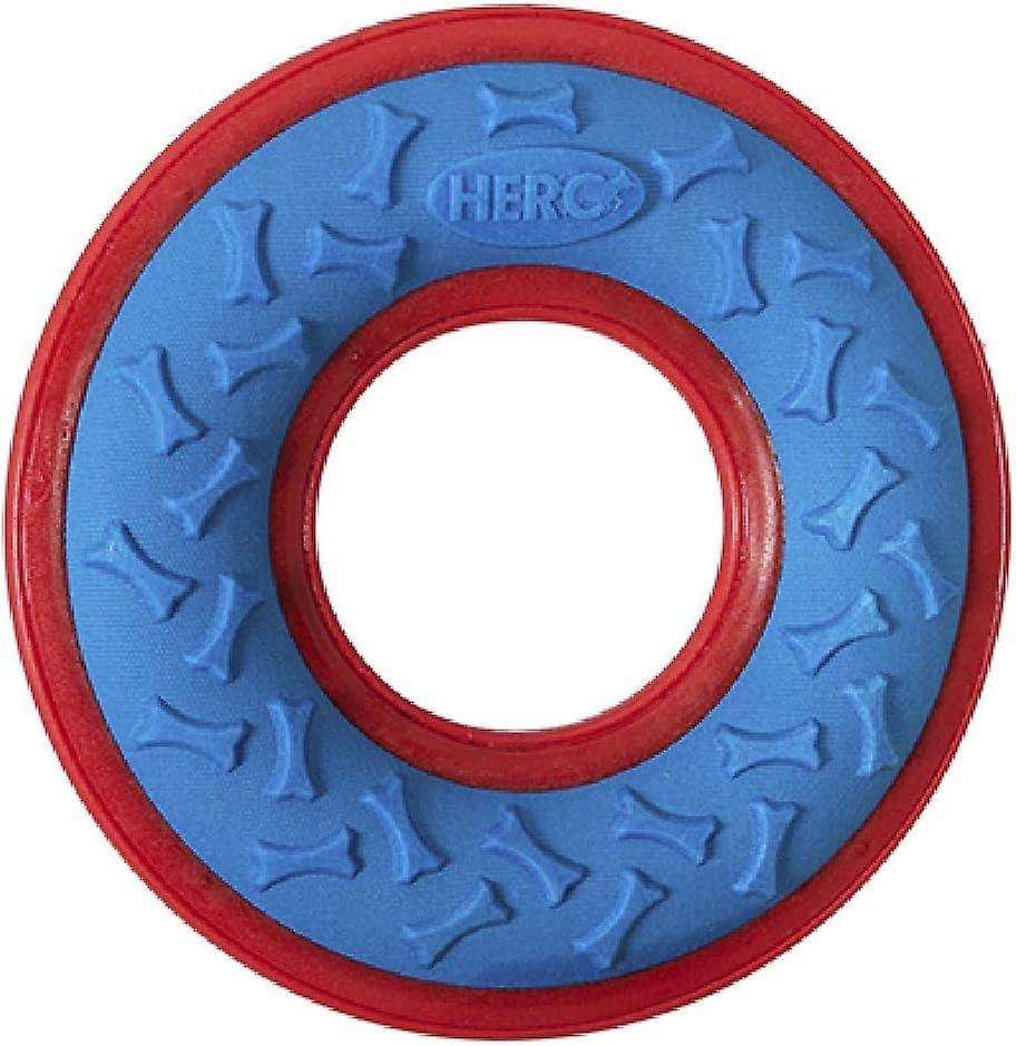 Outer Armor,Fetch Ring Dog Toy,Float and Squeak,Blue