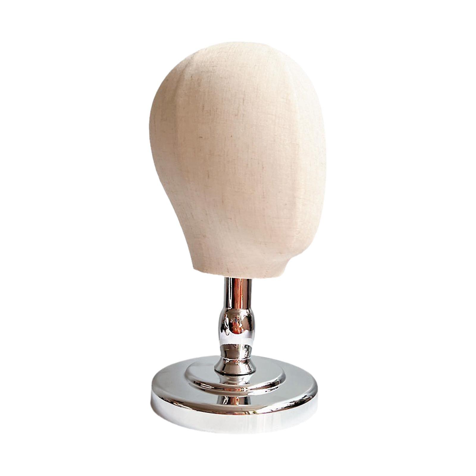 ראש תצוגת פאה מחזיק מעמד לכובע פאה לסטייליסט מתחיל בגדי ראש כסף