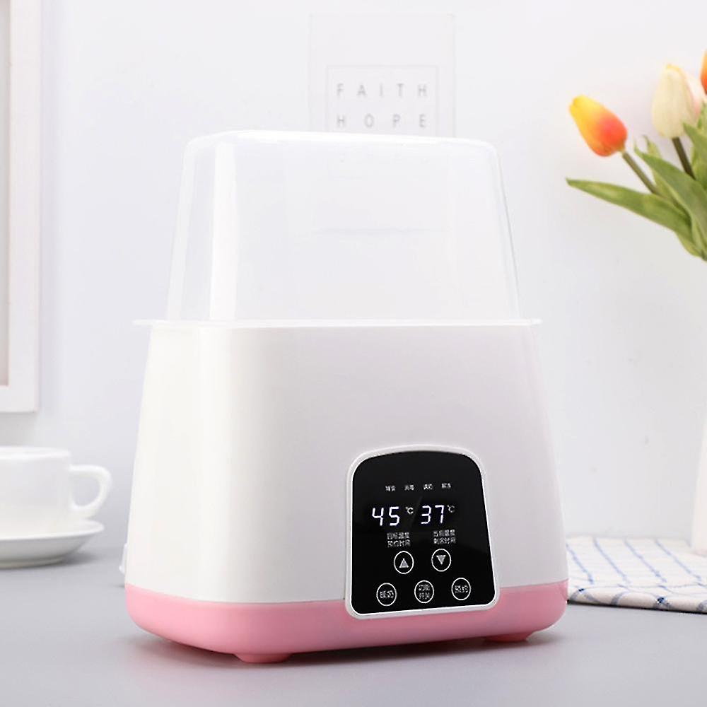 Bottle Warmers Sterilizers Upgraded 4 In 1 Remote Control Sterilizers Automatic Intelligent Fast Warm Milk Thermostat Pink