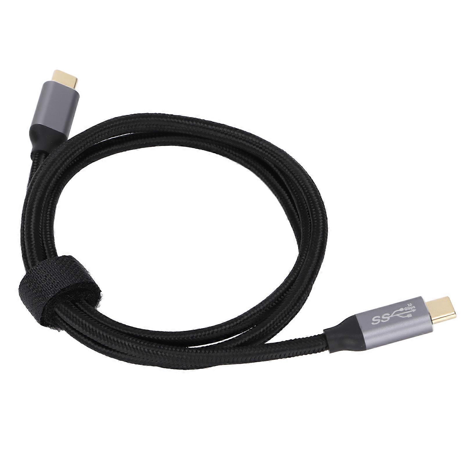 USB C Cable 10Gbps Fast Speed 100W Power Fast Charging 4K 60Hz Smart Chip Stable Transmission Type C Male Cable for PC