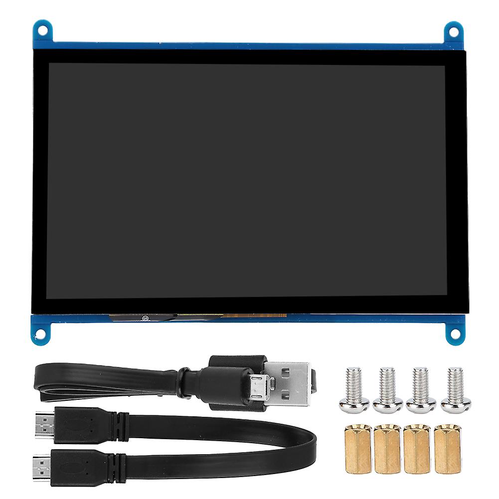 Display Screen for Raspberry Pi HD IPS 1024 x 600 7 inch Backlight Switch USB Power Supply