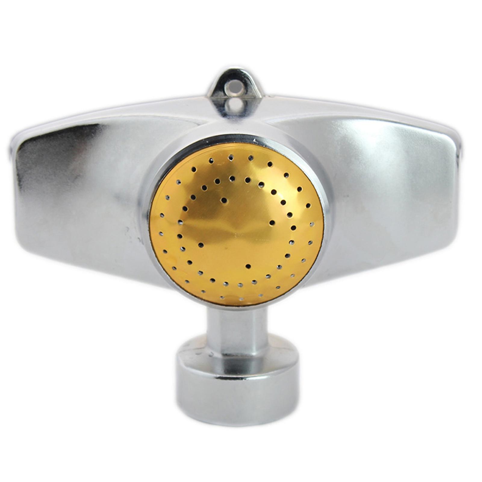 Metal Spot Sprinkler 360 Degree Square Circle Pattern Sprinkler with Gentle Water Flow Hose