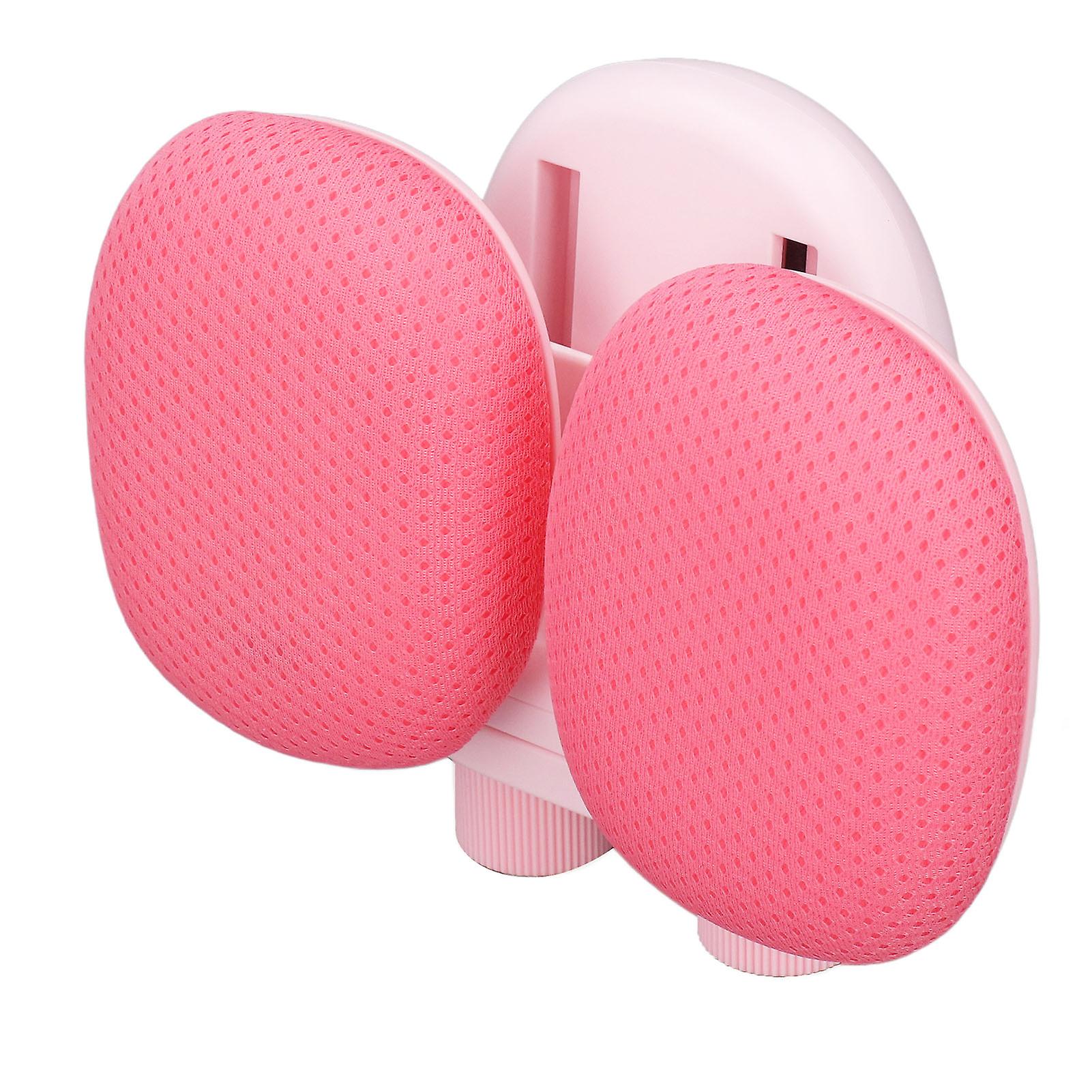 Sitting Posture Corrector Pearl Wool 5 Height Levels Easy Assembly Double Chest Support for Kids Students Desk Pink