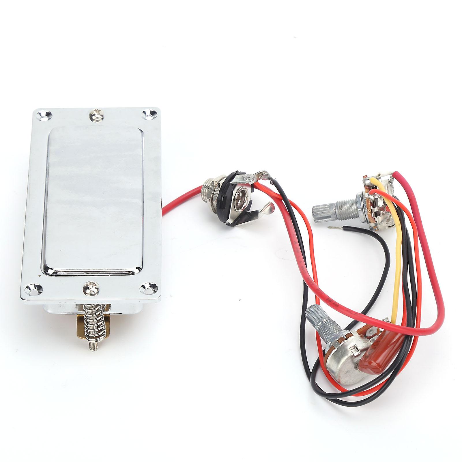 Kit de micros pour guitare, double bobine, accessoire métallique avec contrôle du volume et de la tonalité pour LP