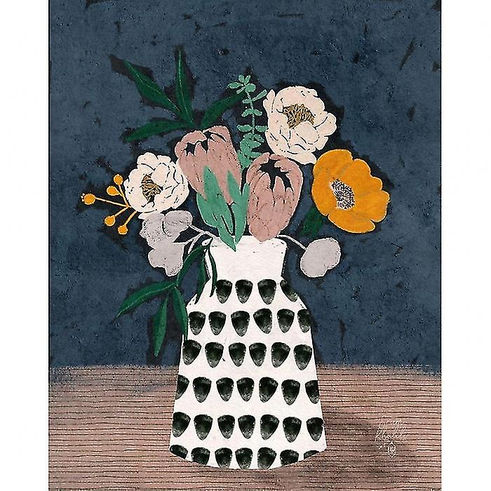Erum Khalili Moody Floral II Print