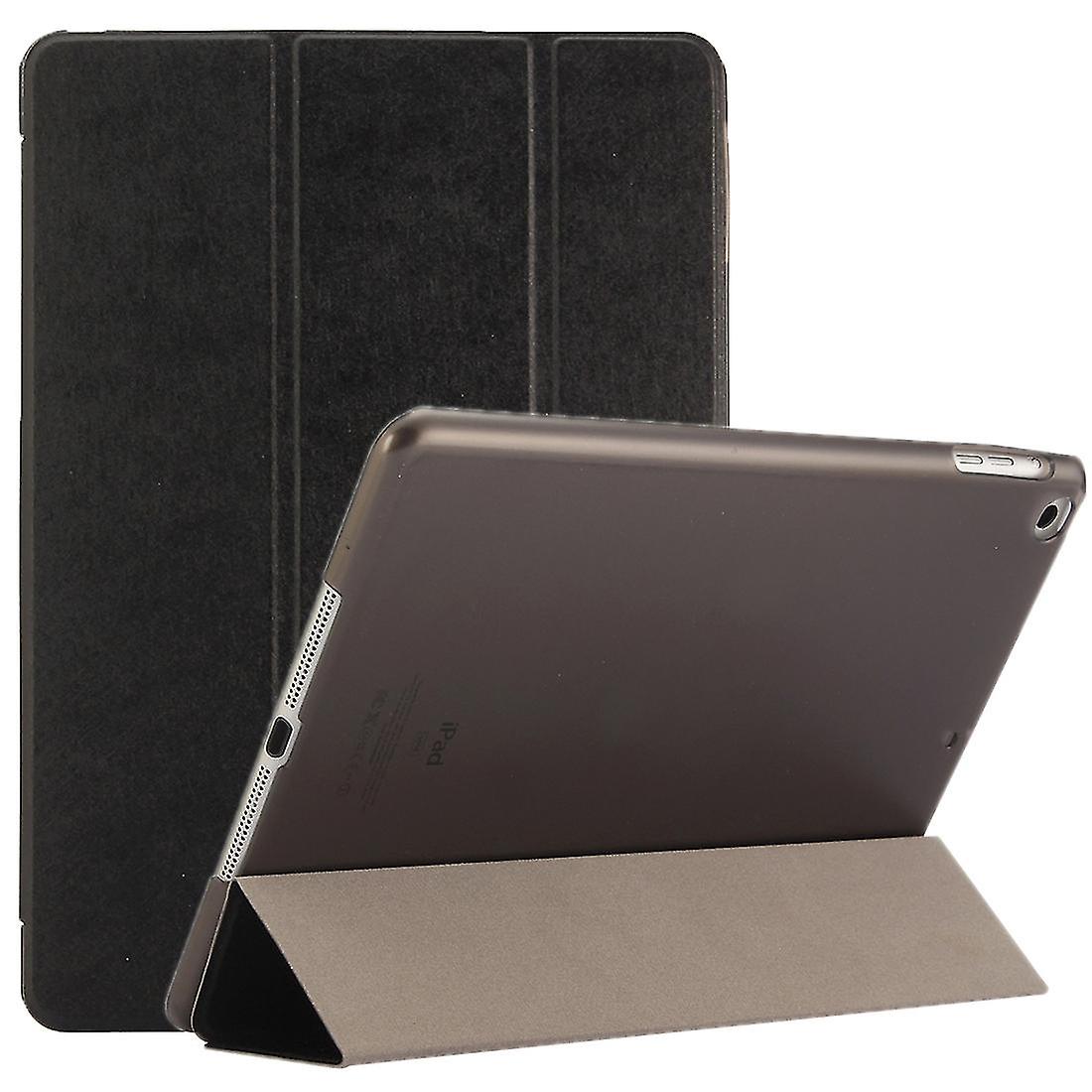 Læderetui til iPad 9.72018&2017 Sort
