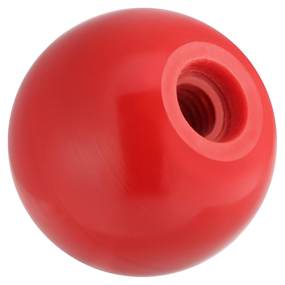 10pcs Universal Lathe Tractor Machine Plastic Round Ball Knob Handle (Red AM8*25)