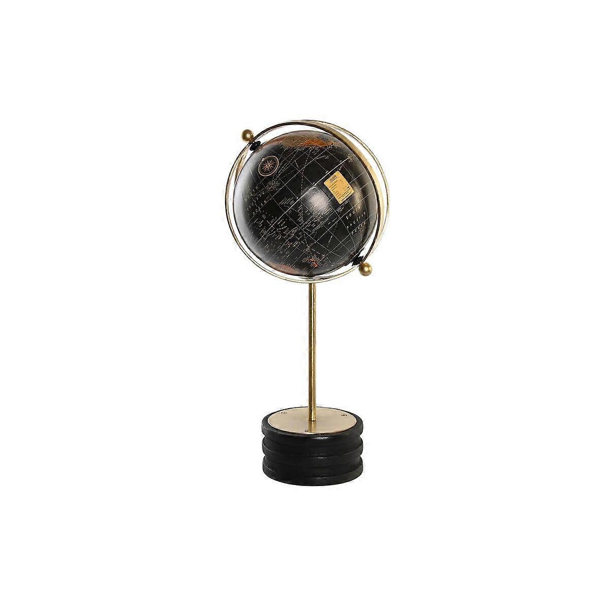 Globe DKD 家居装饰 黑色 金色金属 芒果木 24 x 20 x 52 厘米