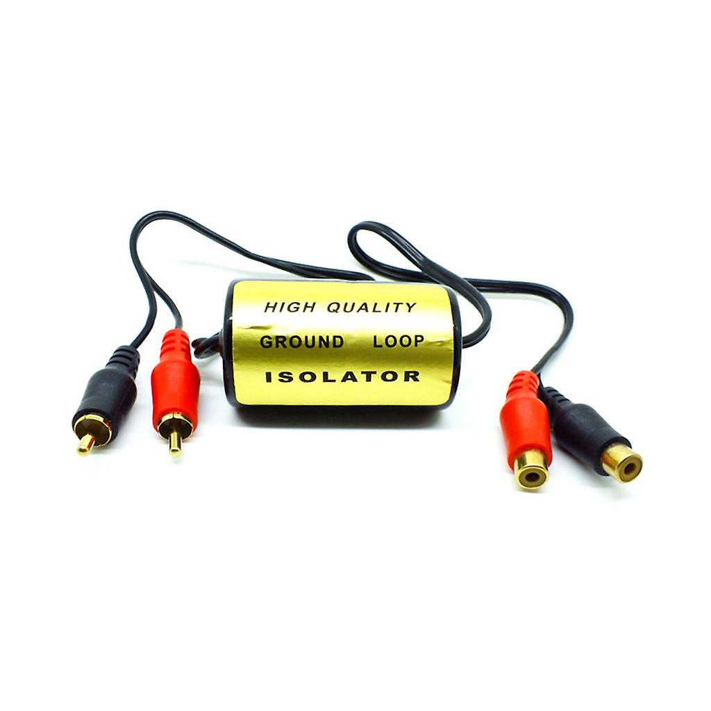 Car Stereo RCA Amplifier Audio Noise Filter Ground Loop Isolator Suppressor