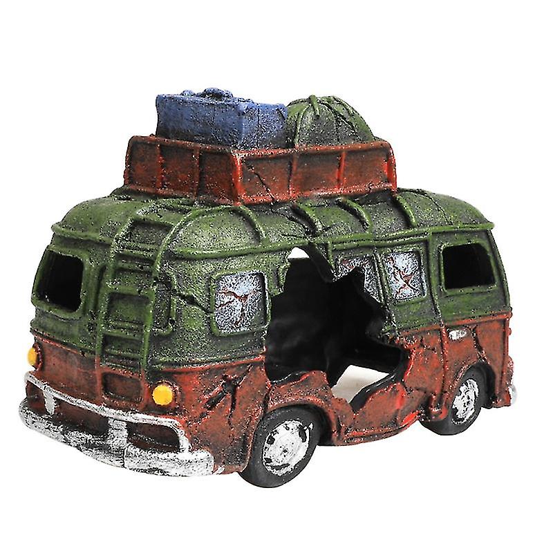 1pcs Sunken Bus Decoration