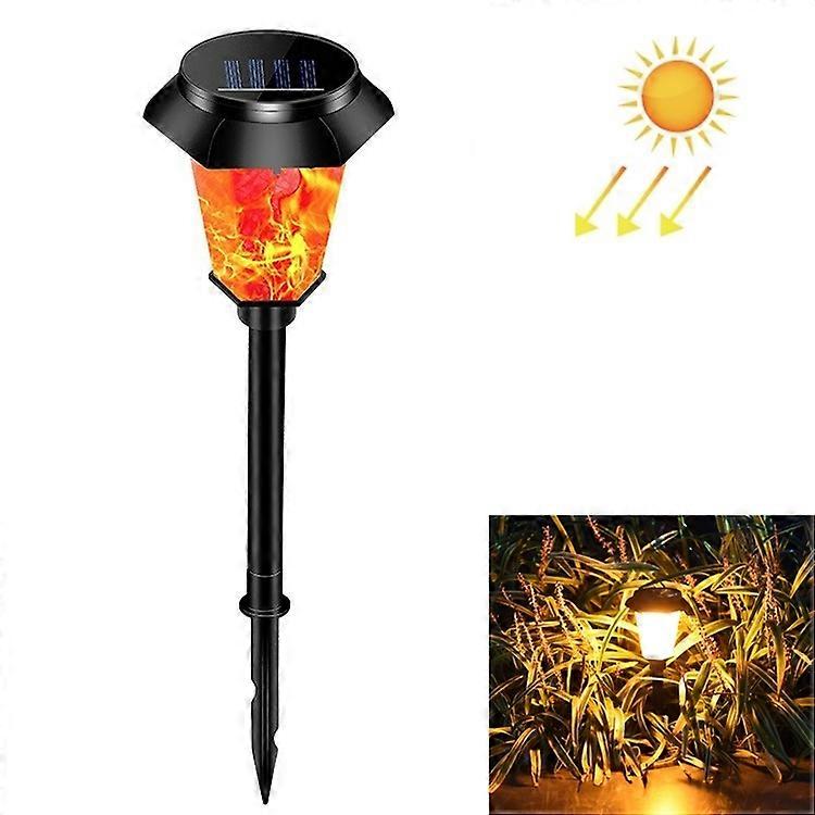 Solar Flame LED Lawn Light