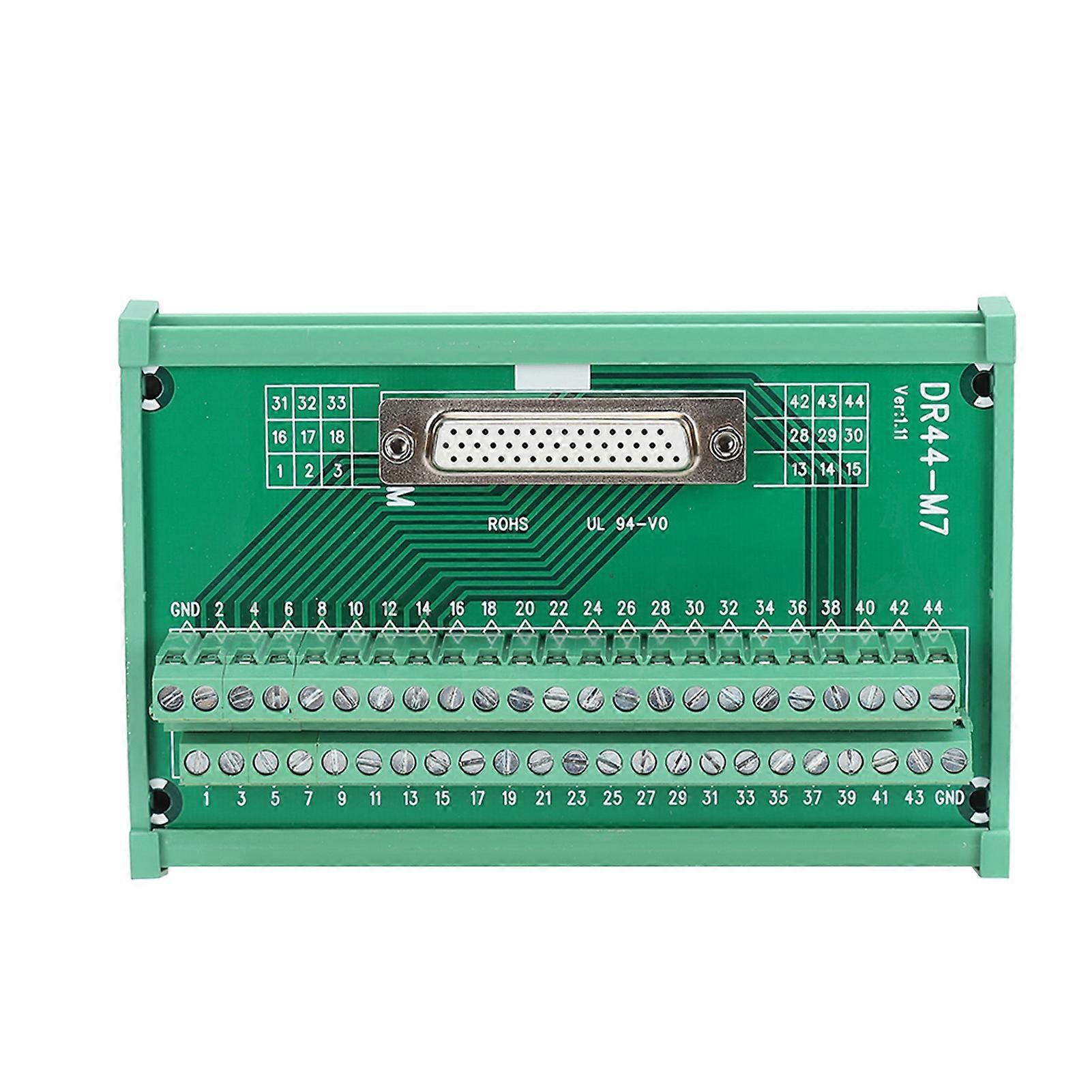 Terminal Block Female Header Interface Connector Break Out Board Module DC 60V DR44?M7