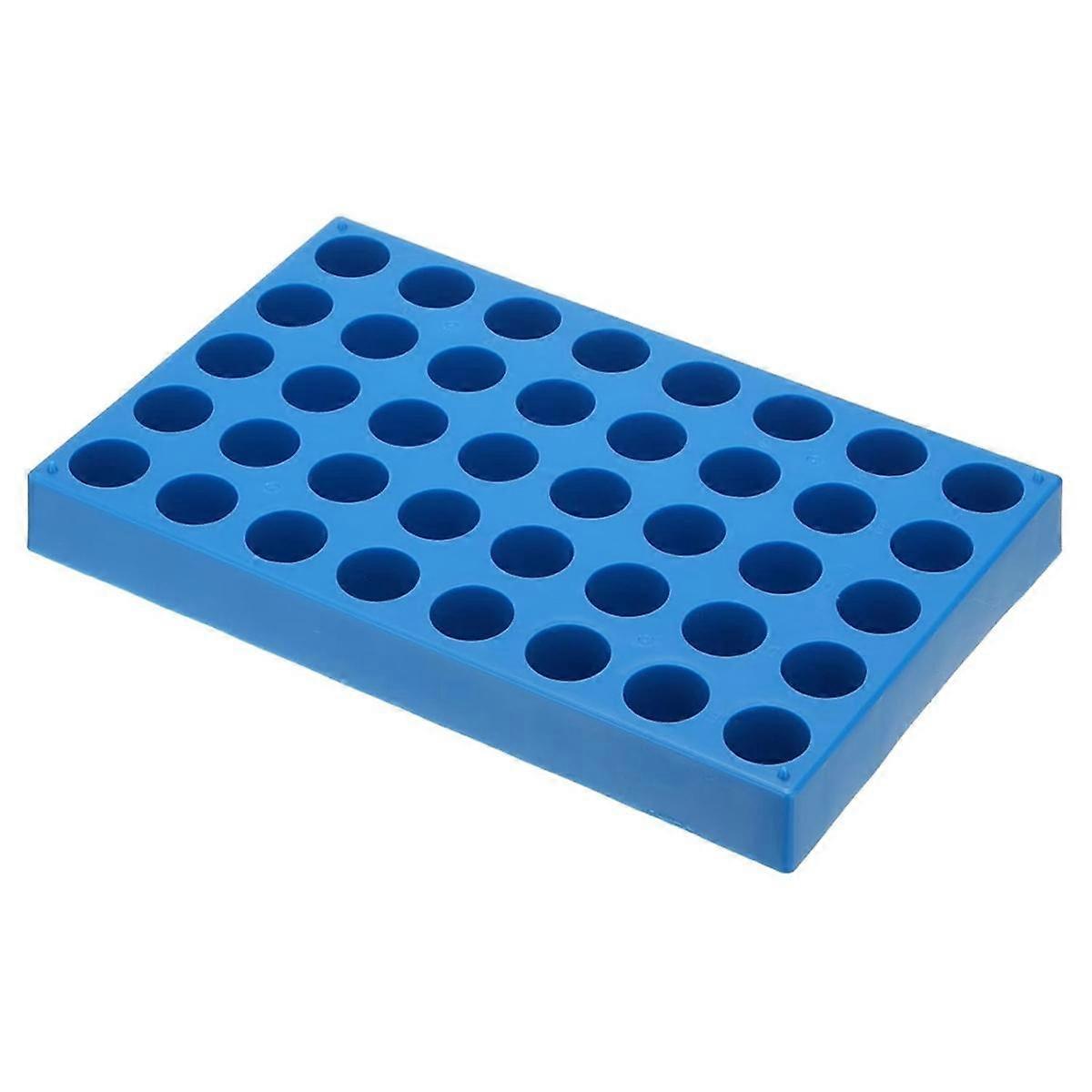 Vial Rack for Autosampler Vials, Vial Tray Holder 40-Well Stackable Test Tube Rack Vial Holder 10ml Blue