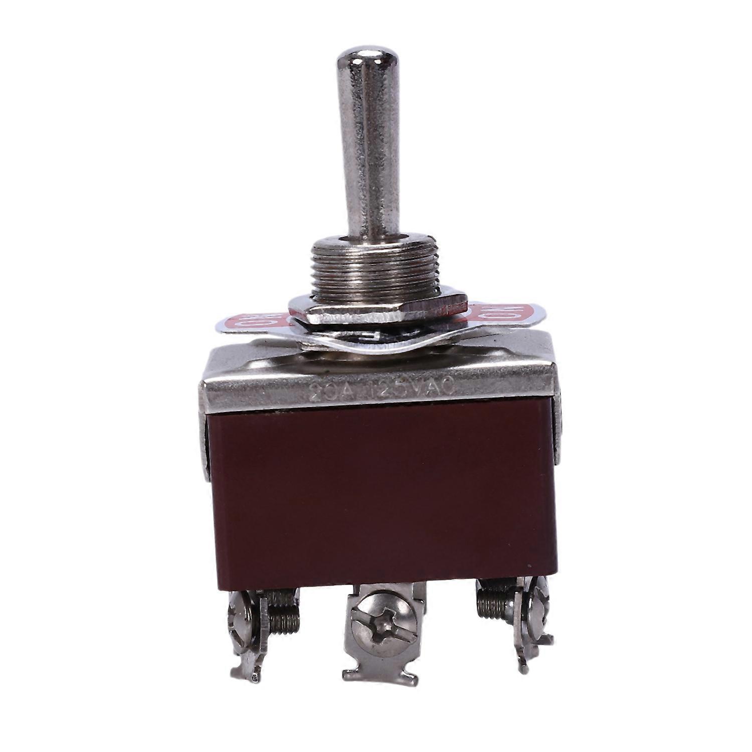 AC 250V/15A 125V/20A ON/OFF/ON 3 Position DPDT Momentary Toggle Switch