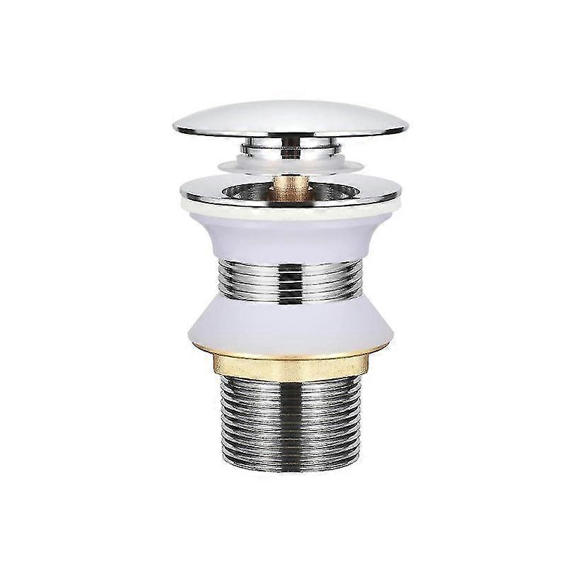Jianghuo Pop Up Basin Drain Automatic Drain Brass Drain System Ejectable Drain Plug Universal Drain Plug