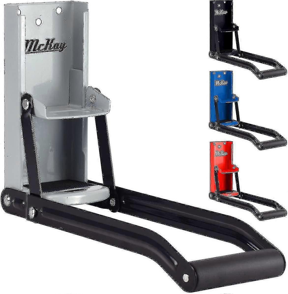 16 أوقية. يمكن معدنية كسارة، الثقيلة الجدار محمولة على محطم للألمنيوم سيلتزر، الصودا، علب البيرة وزجاجات لإعادة التدوير - رمادي