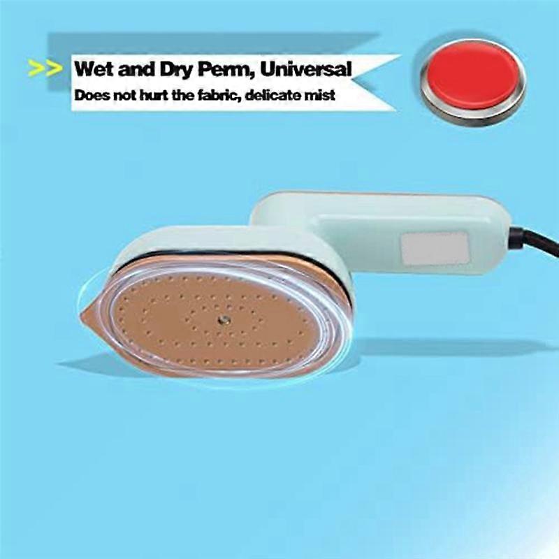 Mini fer à repasser à vapeur, fer à repasser de voyage pour vêtements, fer à repasser humide et sec portable, entreprise de voyage à domicile avec mini fer à repasser à vapeur EU Plug C