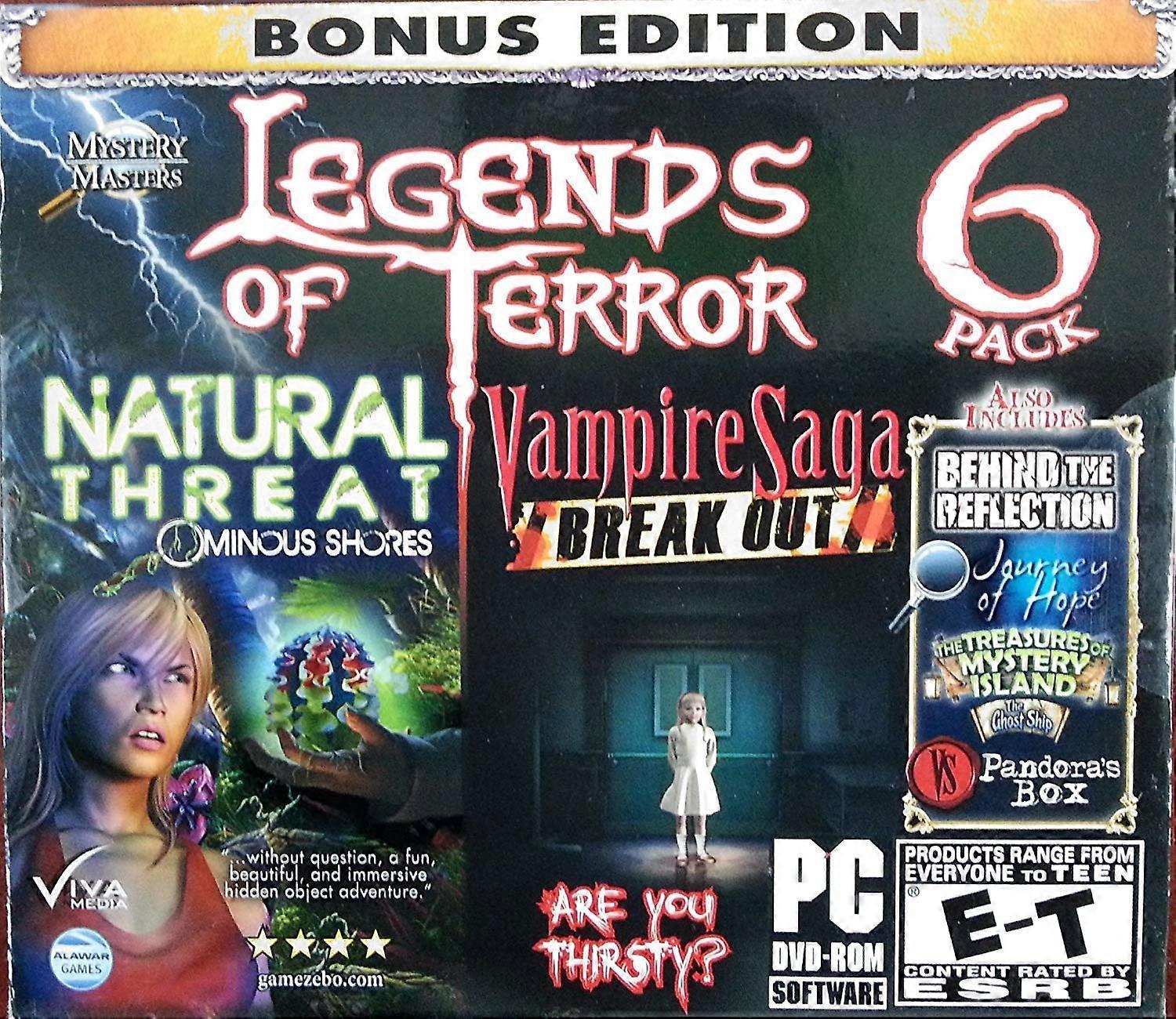 legends of terror 6 pack bonus edition pc-dvd-rom software game - New & Sealed