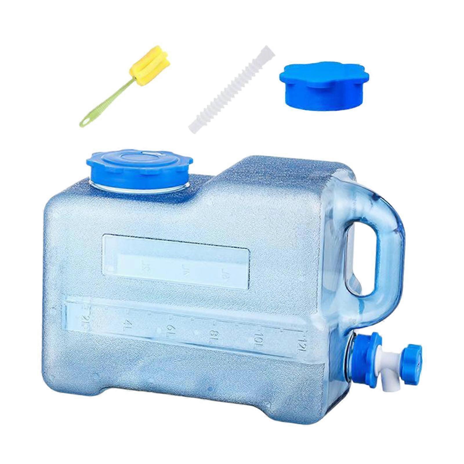 Camping Water Container Water Barrel with Faucet for Hiking Picnic Emergency 12 L