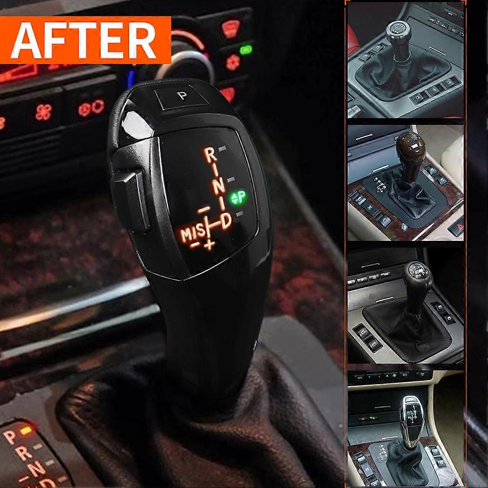 Carbon Fiber LED Shift Knob – Automatic Gear Shifter For BMW E90 E92 E93 F30 – Bridge BD-GSK-V04-C