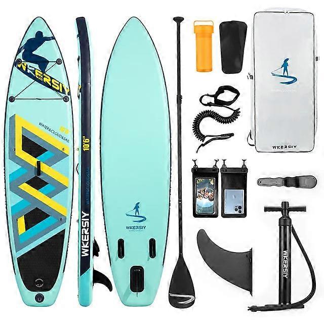 Iatable Stand Up 320cm Paddle 300lbs Capacity Board Water Sports Boating Kayaking Surfing