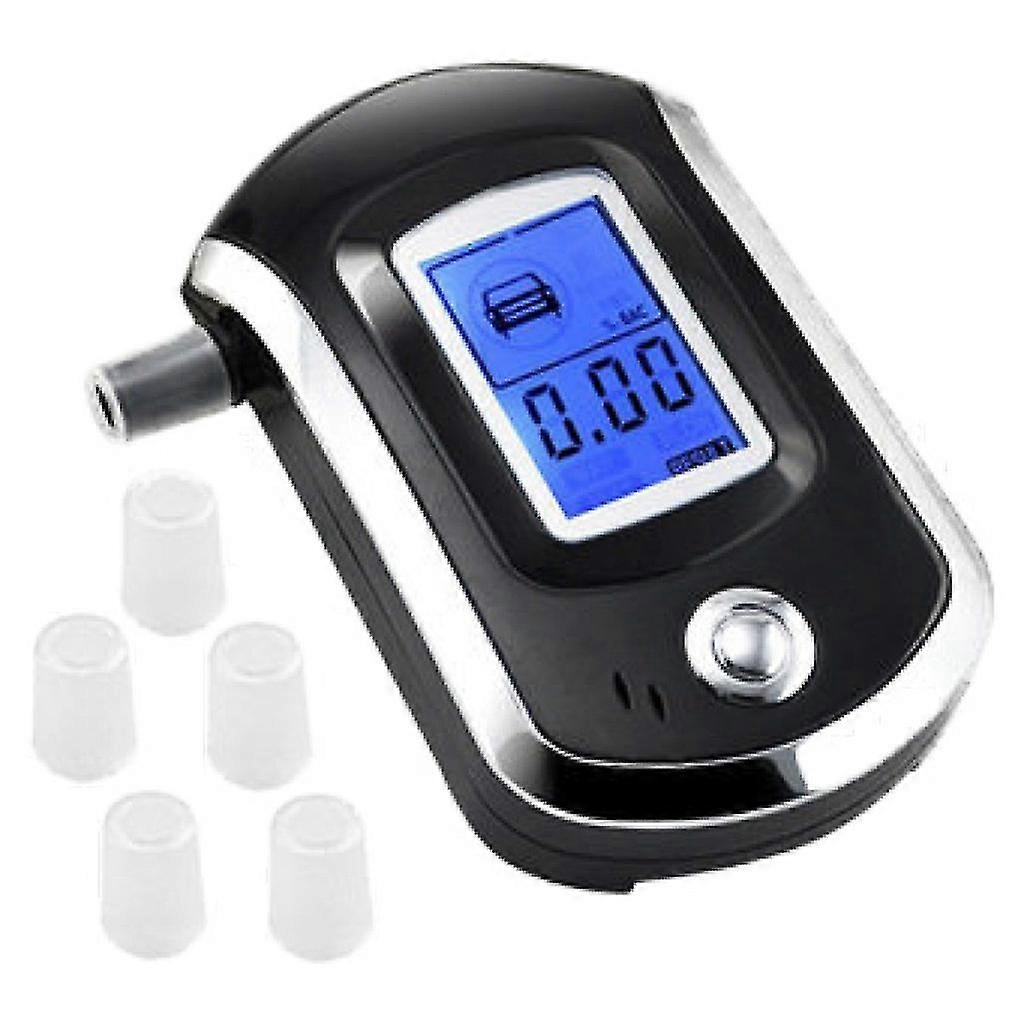 Professional Quick Response Blowing Alcohol Tester Lcd Digital Display Drunk Driving Detector Portable Mini Breathalyzer yyds