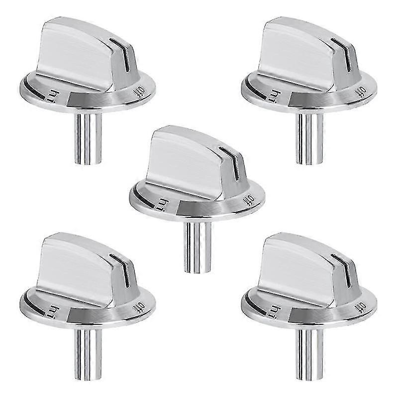 5 Packs Upgrade 5304525746 Long Stem Stove Knobs Replacements, Compatible with Gas Stove Range Oven