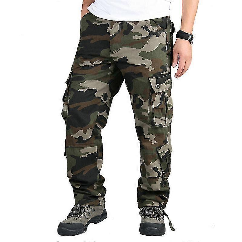 Män Kamouflage Militära Last byxor Army Combat Heavy Duty Work Pants