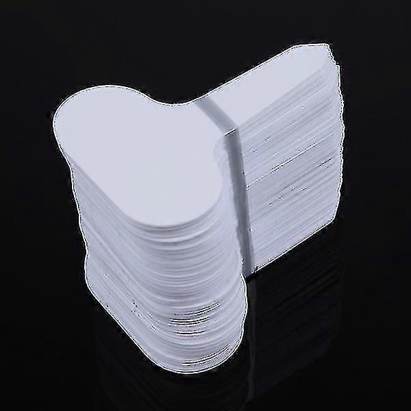 100pcs White Plant Tag T-ty Nursery Garden Plant Label Flower Thick Tag Mark H