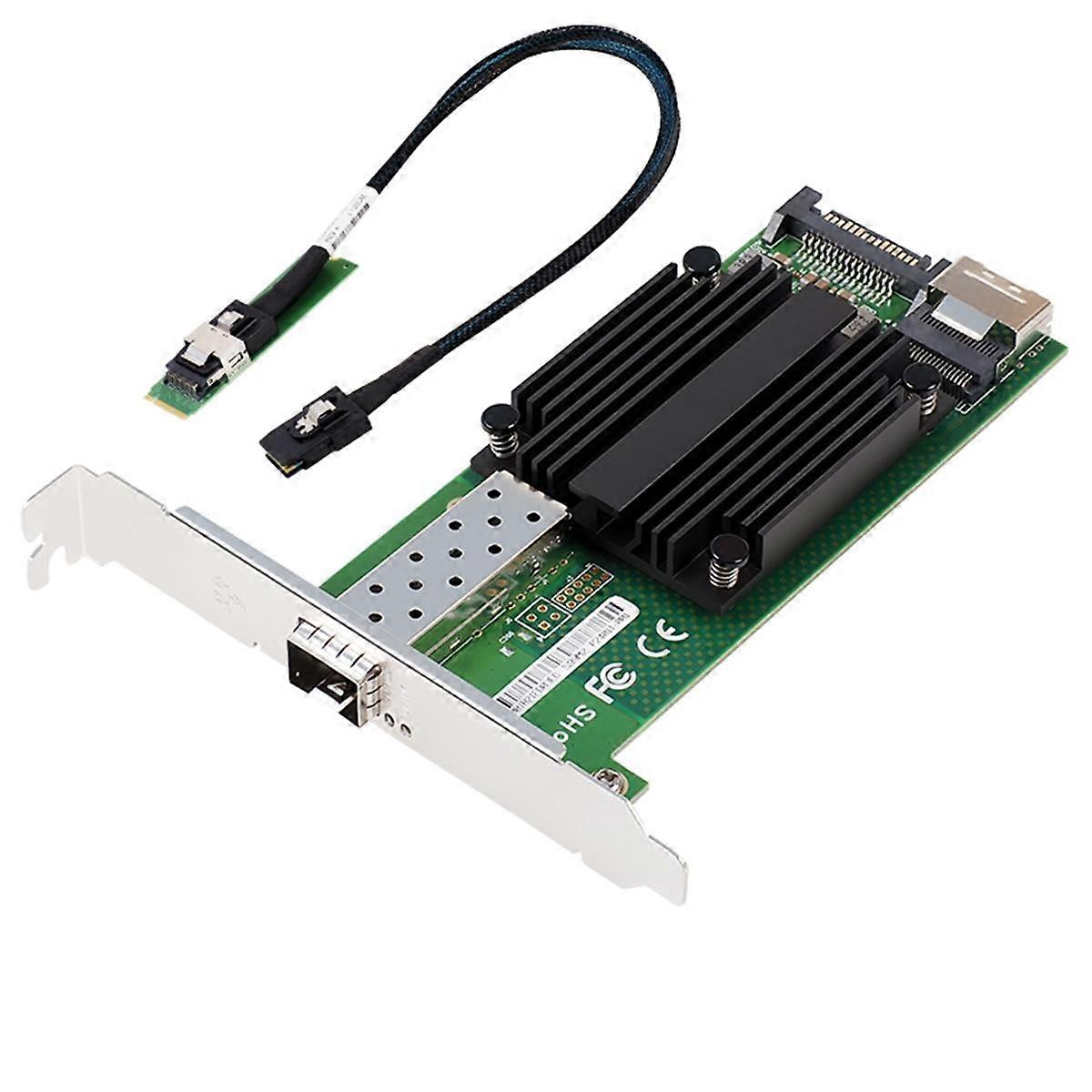 82599-1SFP+M.2 10G for 82599 EN Chip Single Port Ethernet Network Adapter X520-DA1,Excluding 10G Fiber Optic Modul